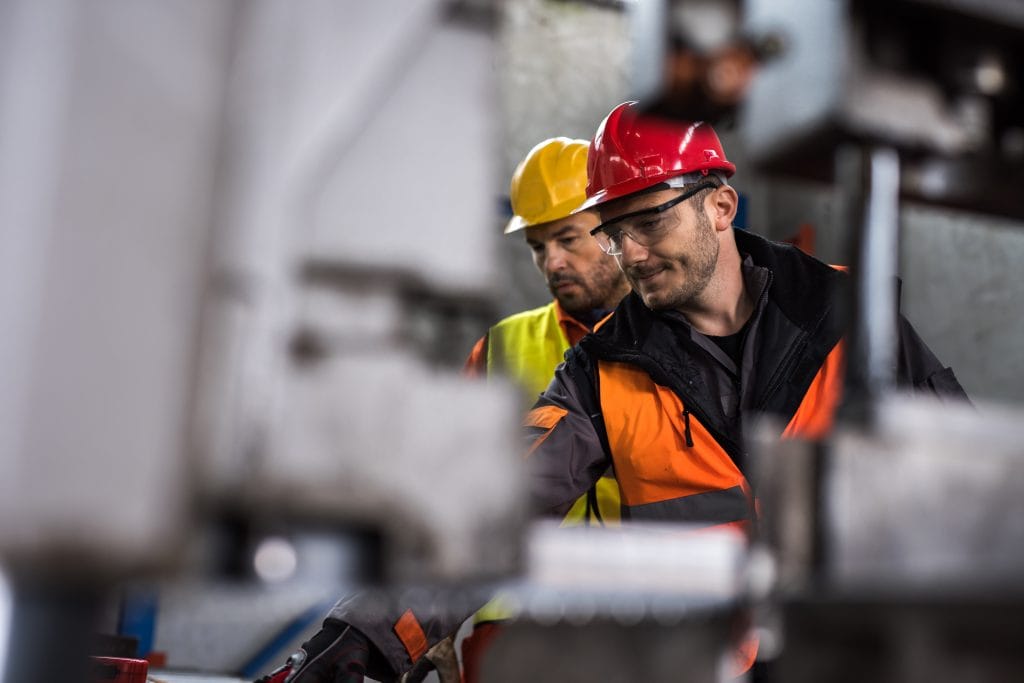 Emploi. Travail en usine.